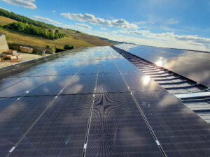 chantier photovoltaïque Beaumont de Lomagne