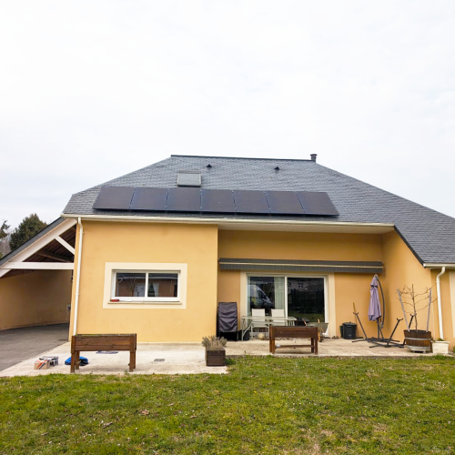 chantier particulier photovoltaïque montgaillard